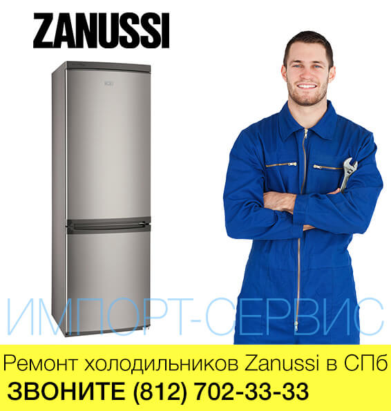Ремонт холодильников Zanussi - Занусси в СПб