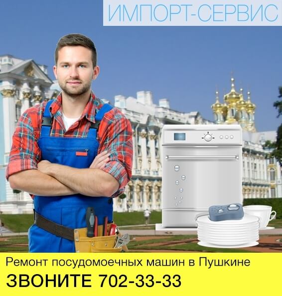 Ремонт посудомоечных машин в Пушкине