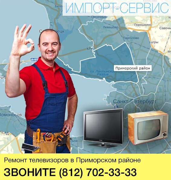 Ремонт телевизоров в Приморском районе