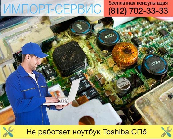 Не работает ноутбук Toshiba в Санкт-Петербурге