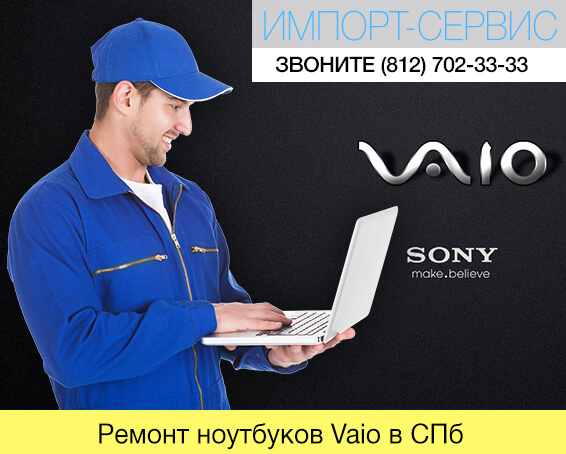 Ремонт ноутбуков Vaio в Санкт-Петербурге